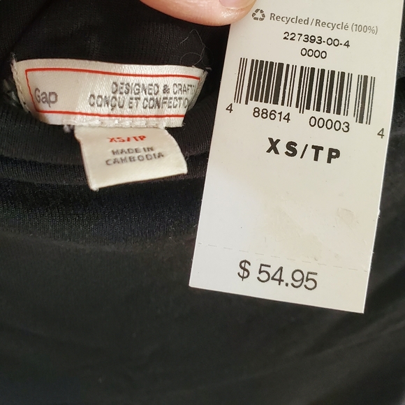 GAP NWT Maxi Skirt or Dress Black (XS) - Picture 2 of 3